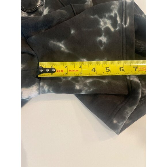 A/X Armani Exchange Tie-Dye Black & White Drawstring Shorts - Picture 5 of 10